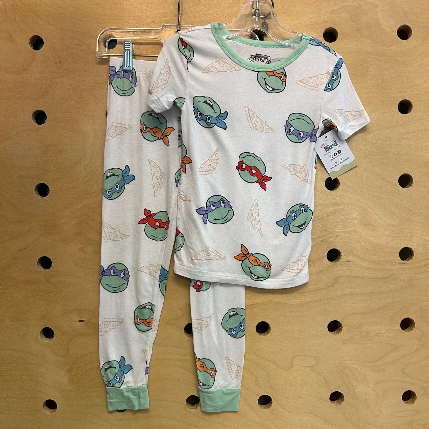 White Ninja Turtles/Pizza Pajamas