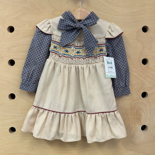 Polly Finders Smocked Dress