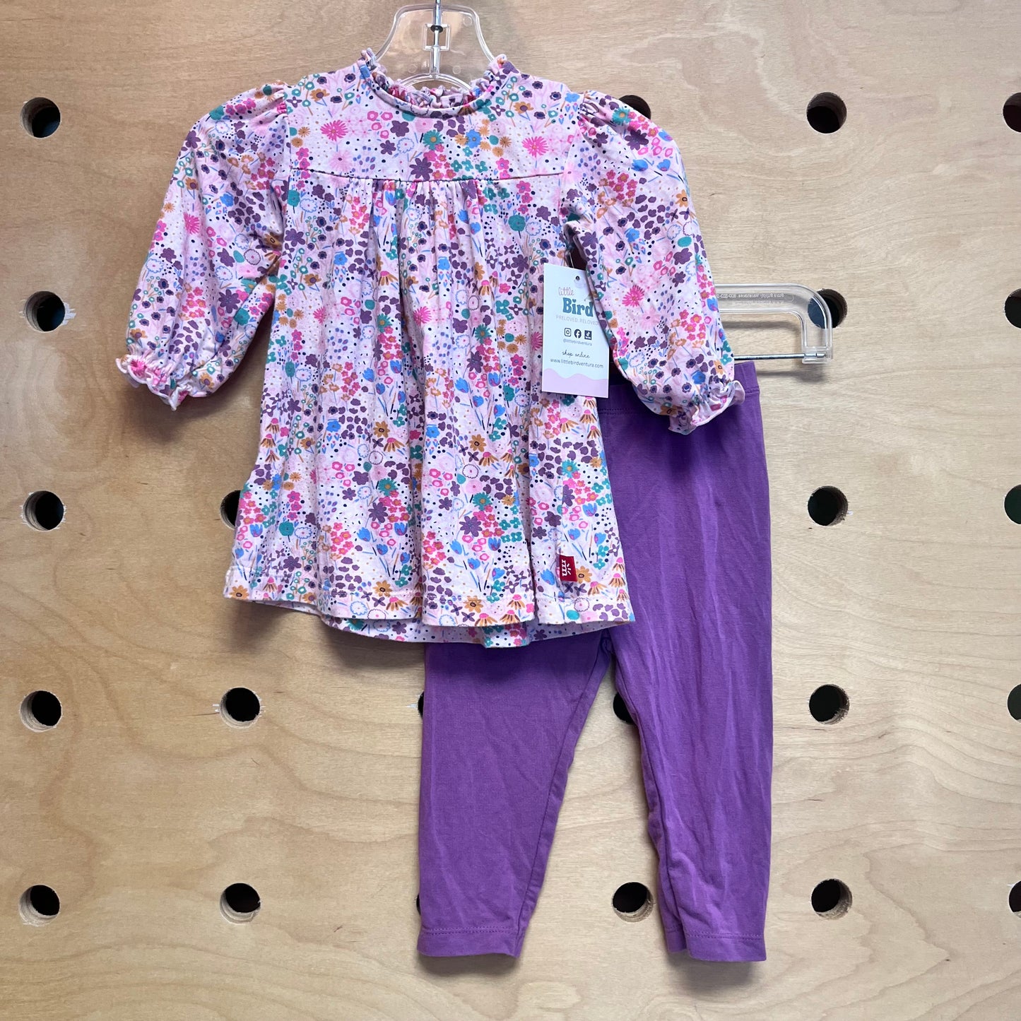 Purple/Pink Floral Magnetic Modal Outfit