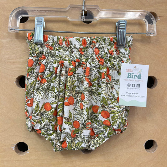 White/Green Oranges Bamboo Bloomers