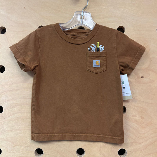 Brown Pocket Tools Tee
