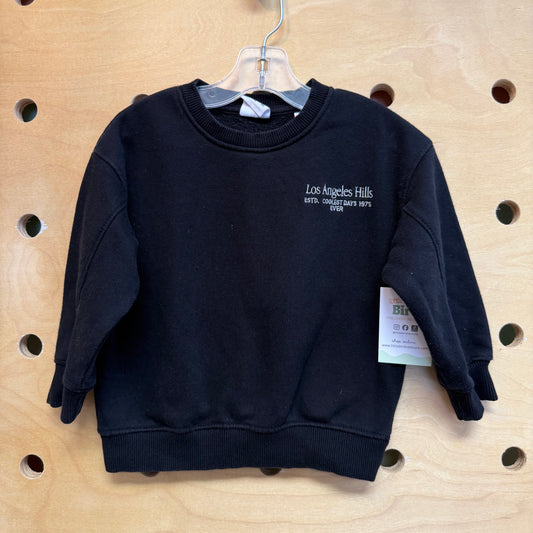 Black Los Angeles Hills Sweatshirt