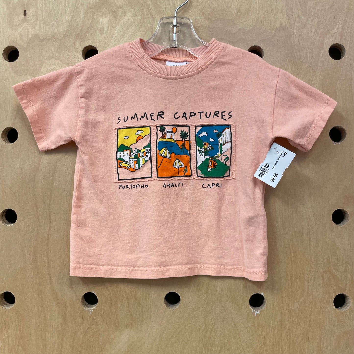 Peach Summer Captures Tee