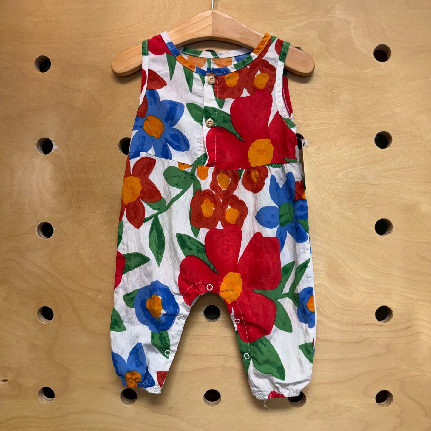Watercolor Floral Romper