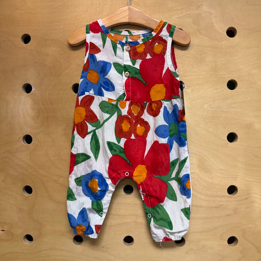 Watercolor Floral Romper