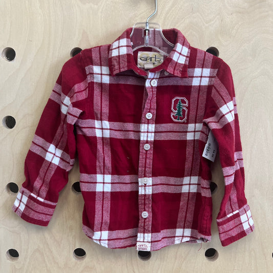 Red Stanford Flannel