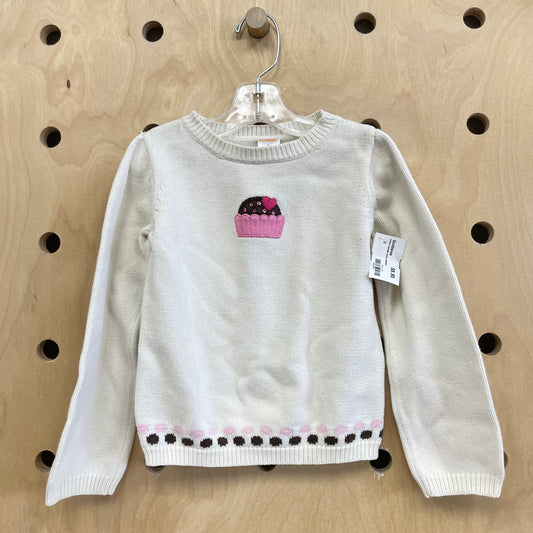Creme Cupcake Cotton Sweater