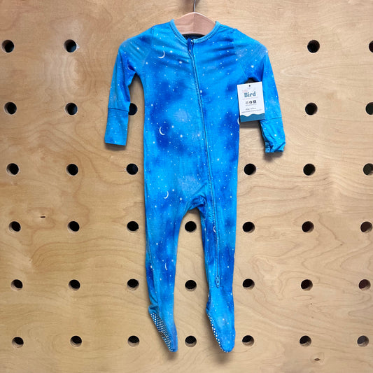 Blue Celestial Bamboo Footies