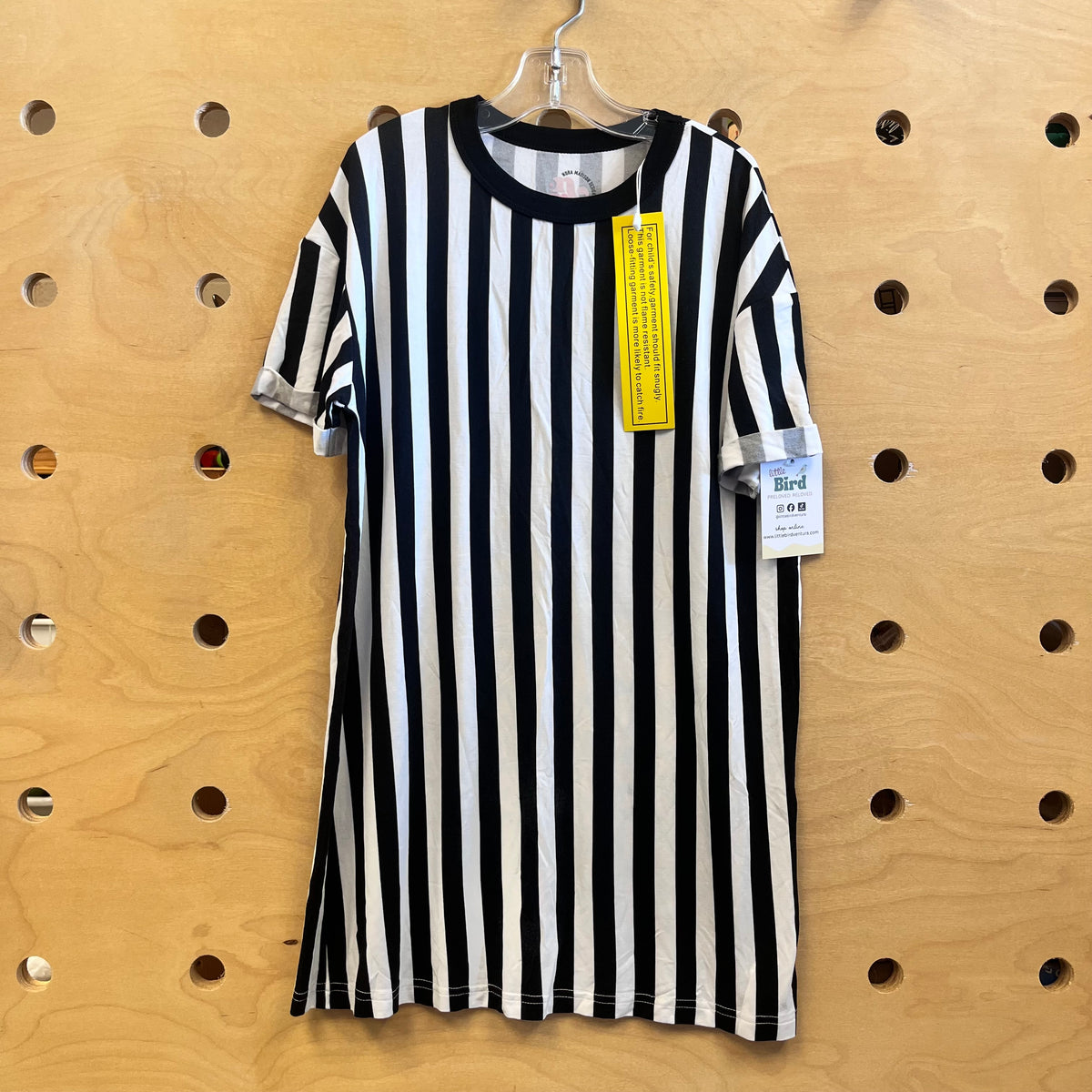 Black/White Striped Bamboo Dress NEW!