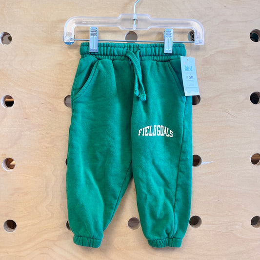 Green 'Field Goals' Drawstring Joggers