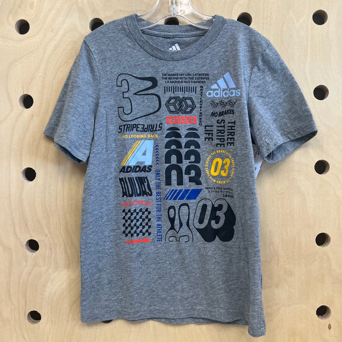 Grey Stripe Life Tee