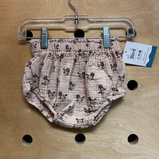 Tan Floral Gauze Bloomers