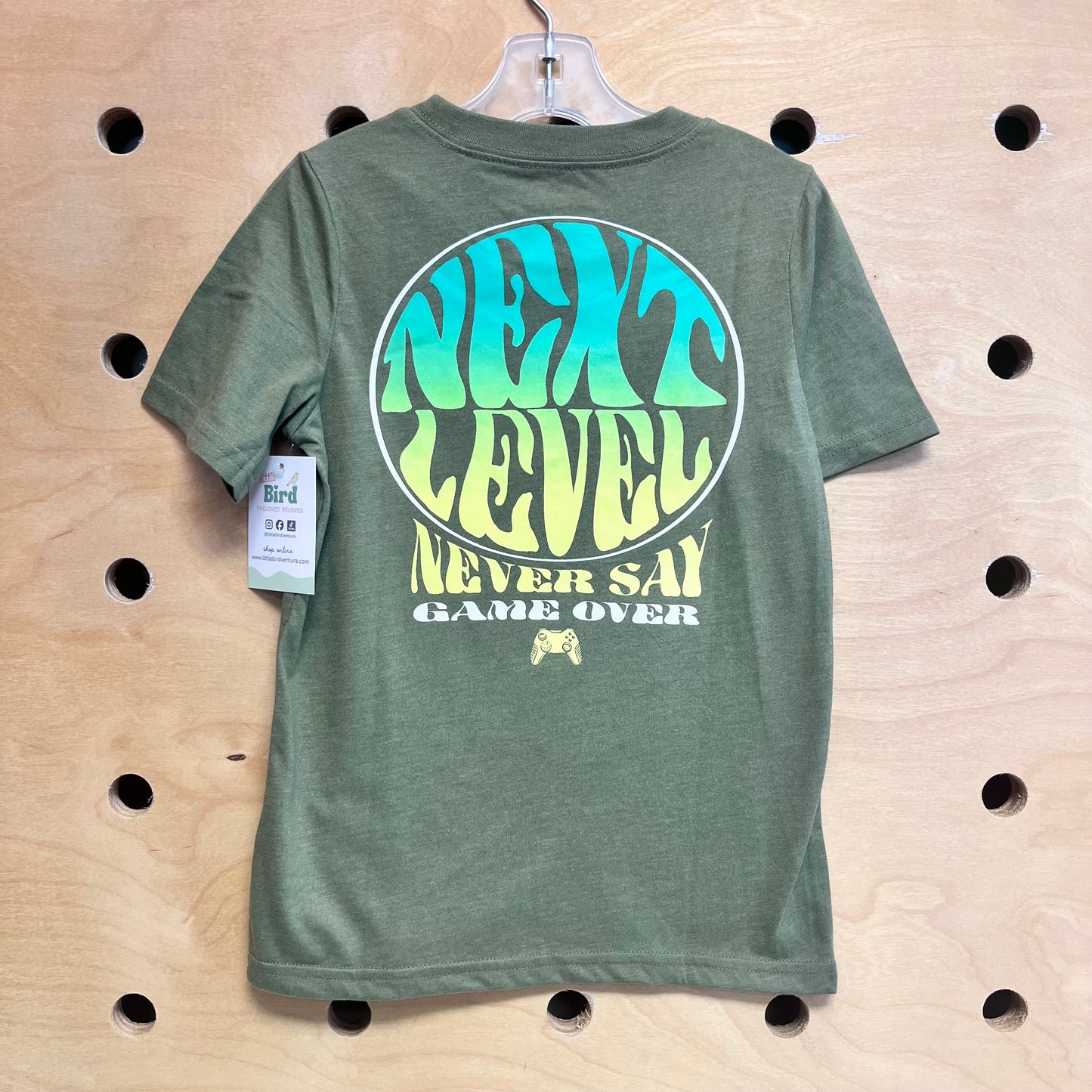 Green Embroidered Gaming Tee NEW!