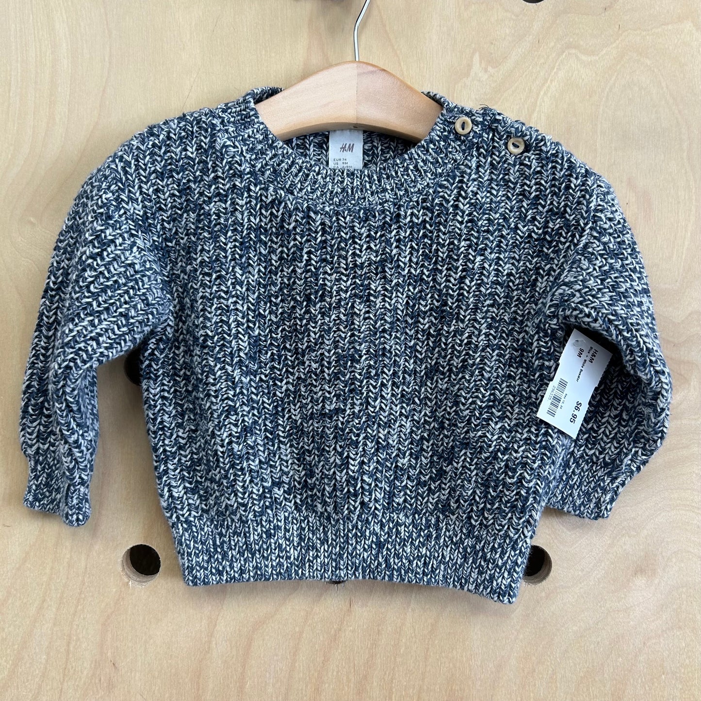 Blue + White Sweater