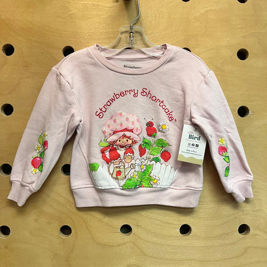 Pink Strawberry Shortcake Crewneck