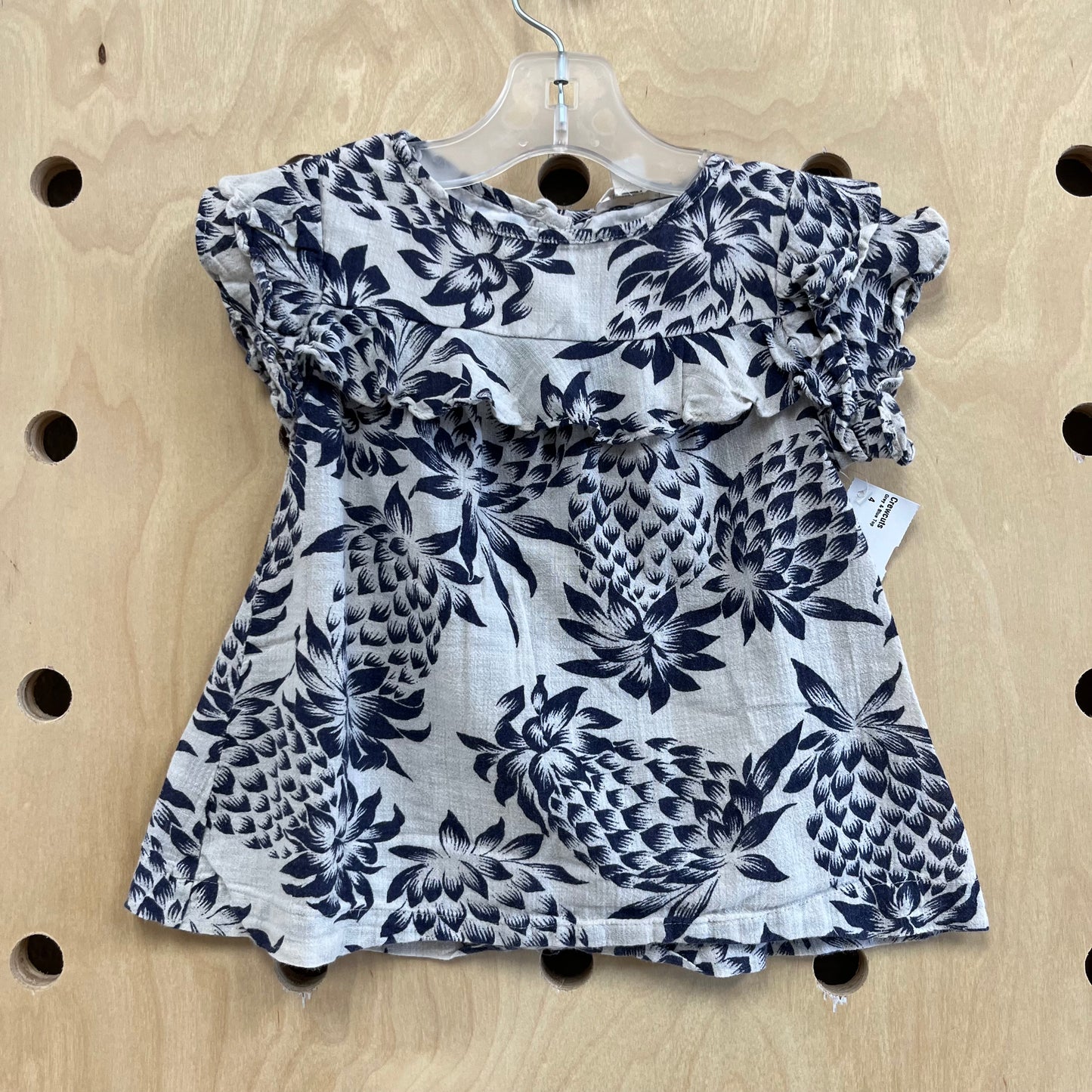 Grey & Blue Top