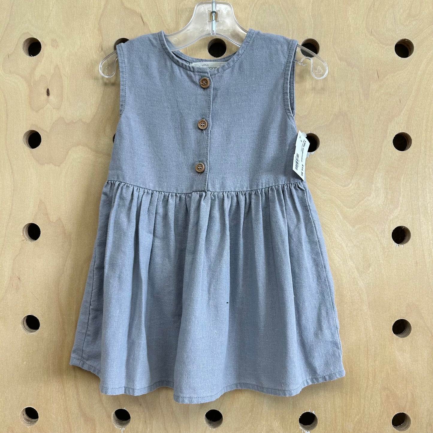 Grey Linen Dress