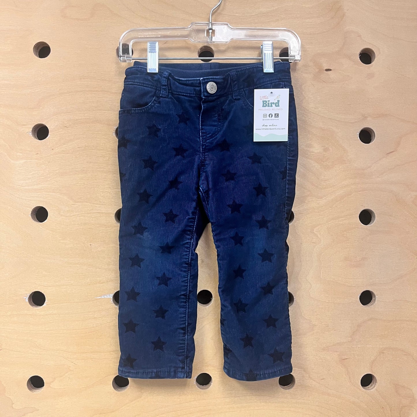 Blue Soft Waist Star Cords