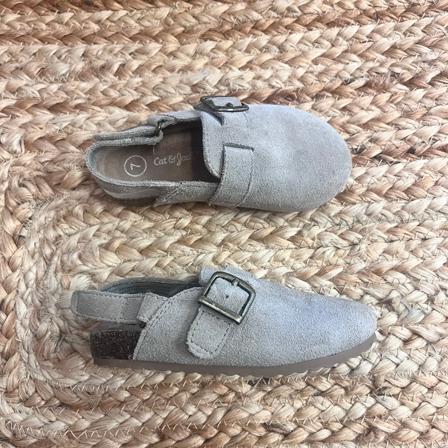 Taupe Suede Berlin Clogs