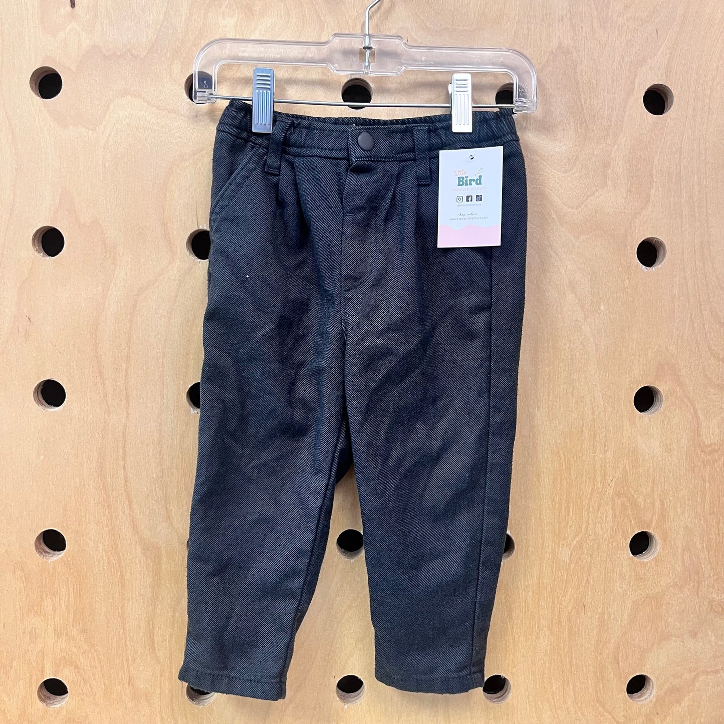 Grey Twill Like Pants