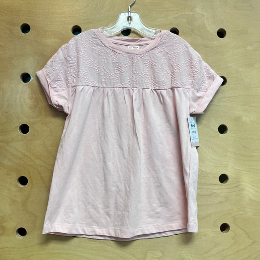 Pink Embroidered Cotton Top