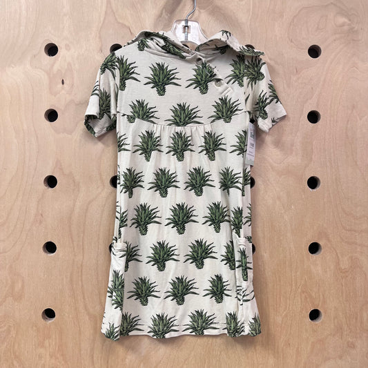 Yellow Agaves Bamboo Dress