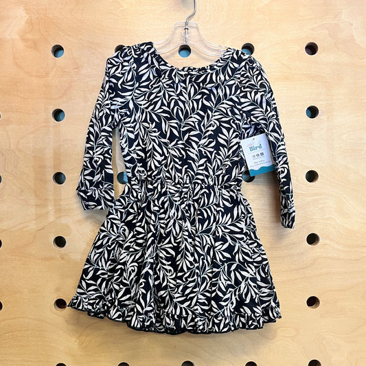 Black & White Snap Back Dress