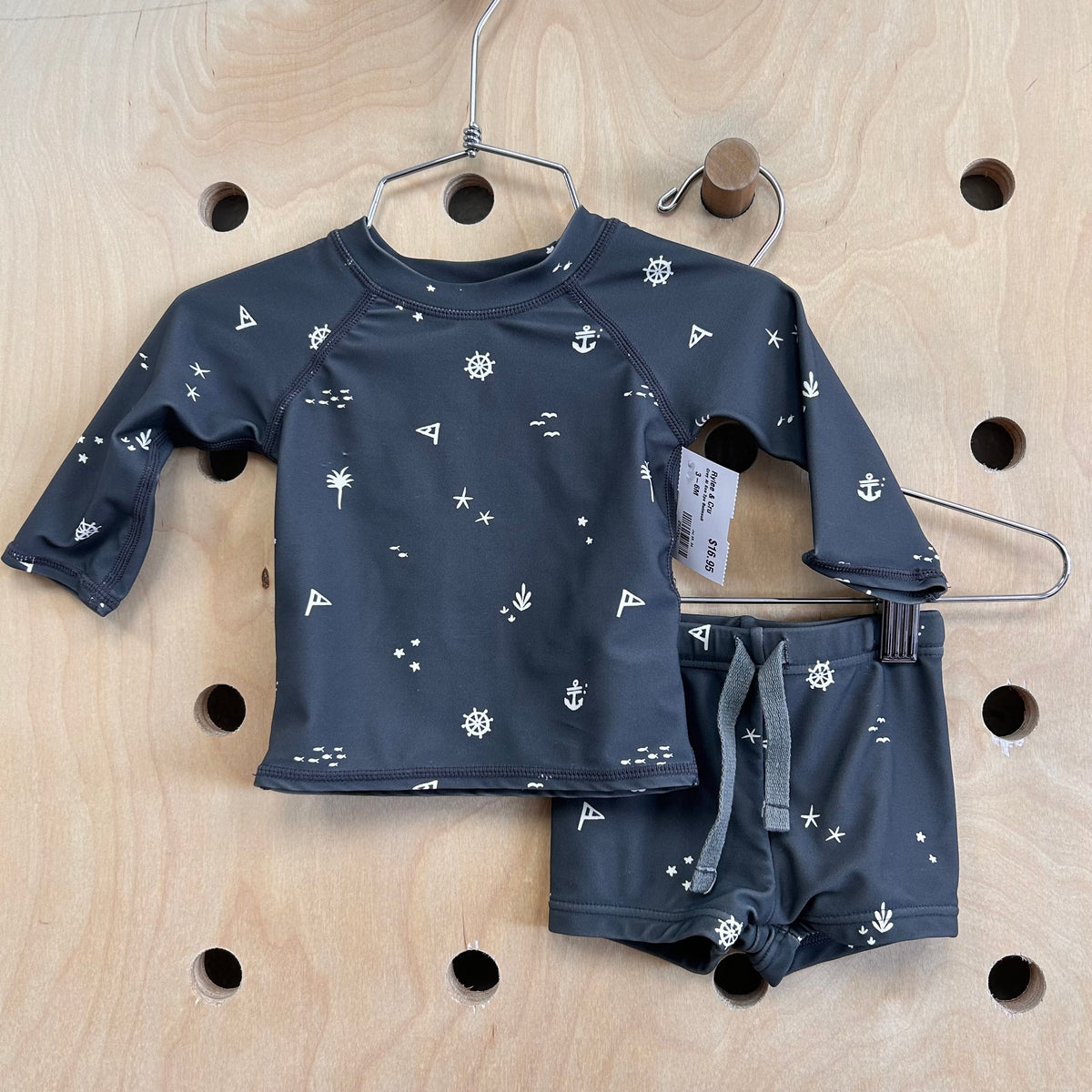 Grey At Sea 2pc Swimsuit