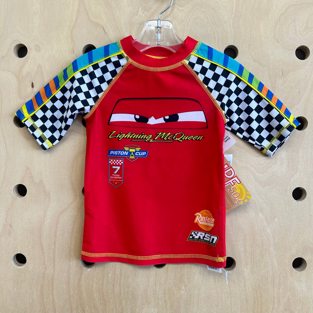 Lightning McQueen Rash Gaurd NEW!