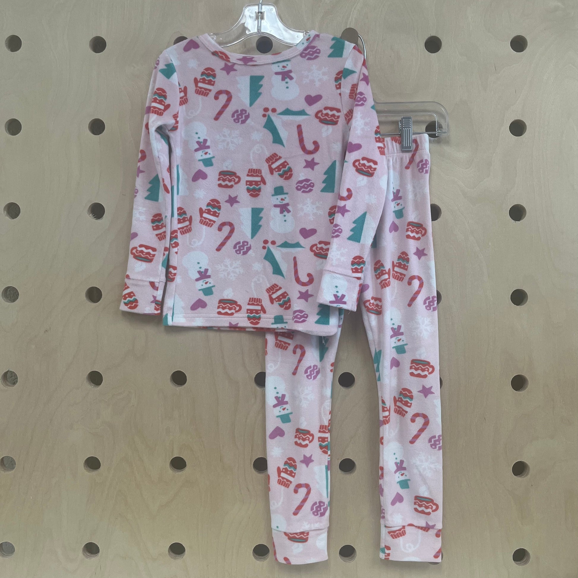 Pink snowman online pajamas