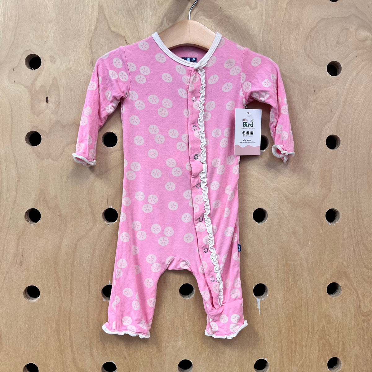 Pink Sand Dollars Bamboo Romper