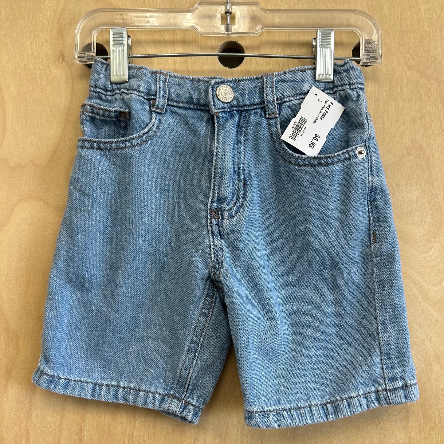 Light Wash Denim Shorts