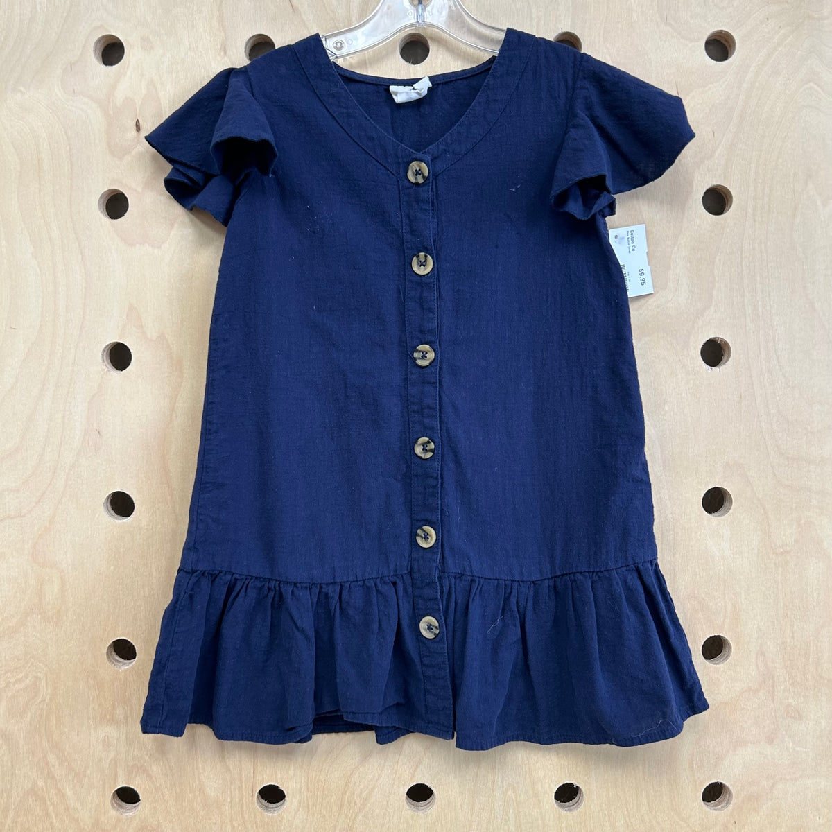Blue Button Dress