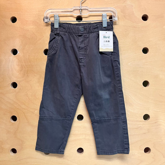 Grey Straight Leg Pants