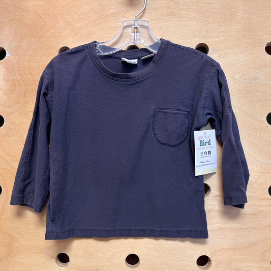 Grey Pocket LS