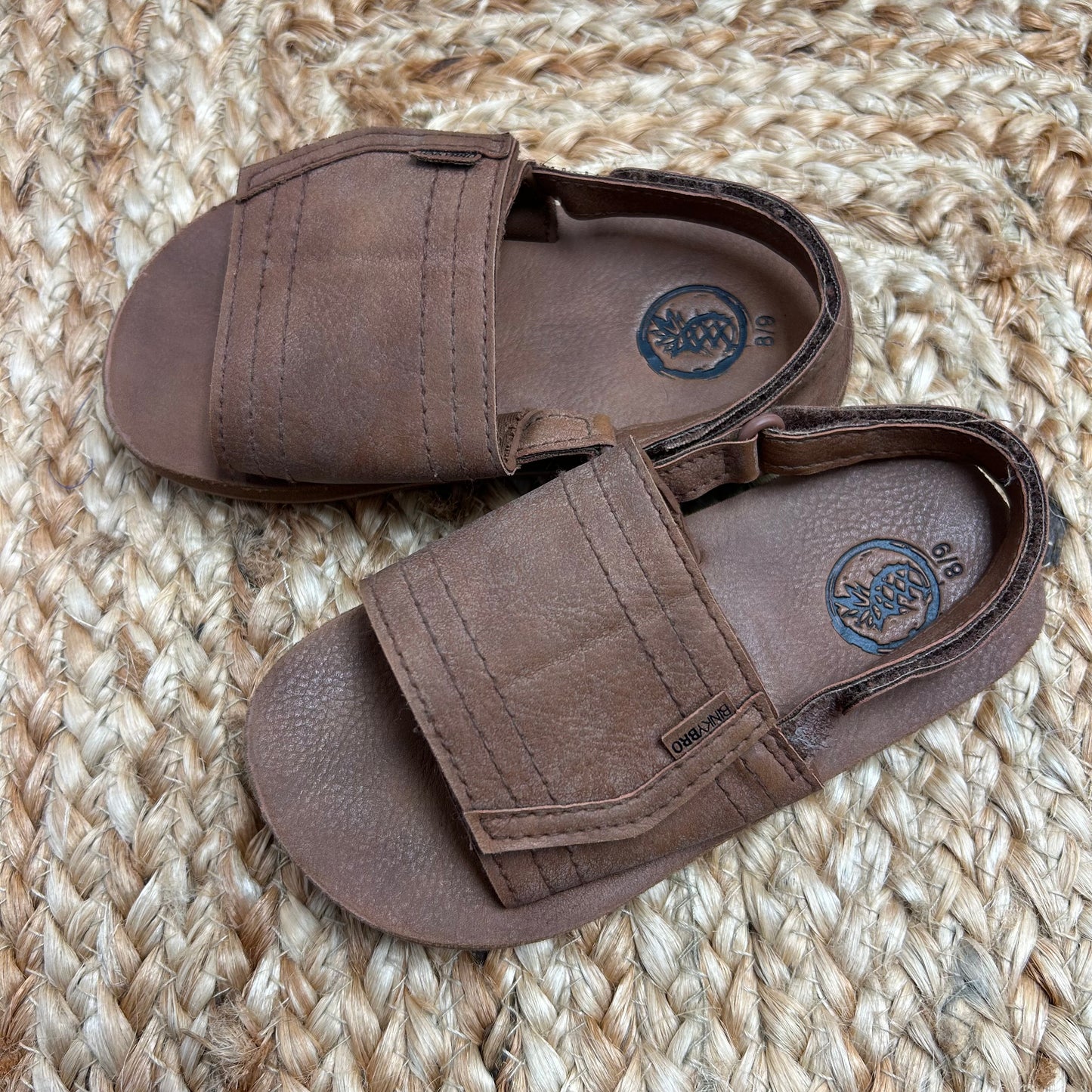 Brown Velcro Sandals