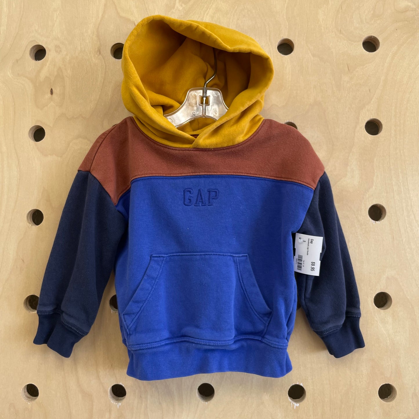 Colorblock Logo Hoodie