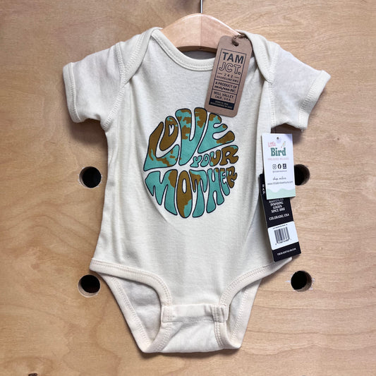 Cream Love Your Mother Bodysuit NEW!