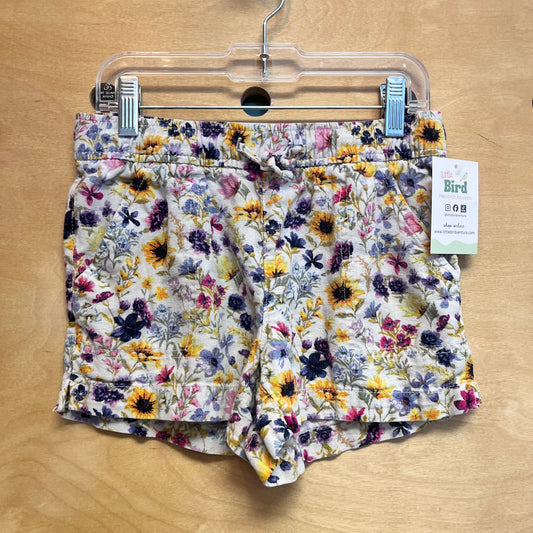 Multicolor Floral Drawstring Shorts