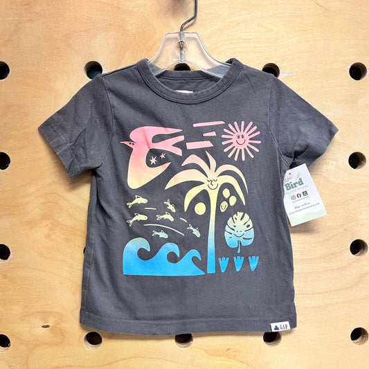 Grey Organic Sunny Day Tee