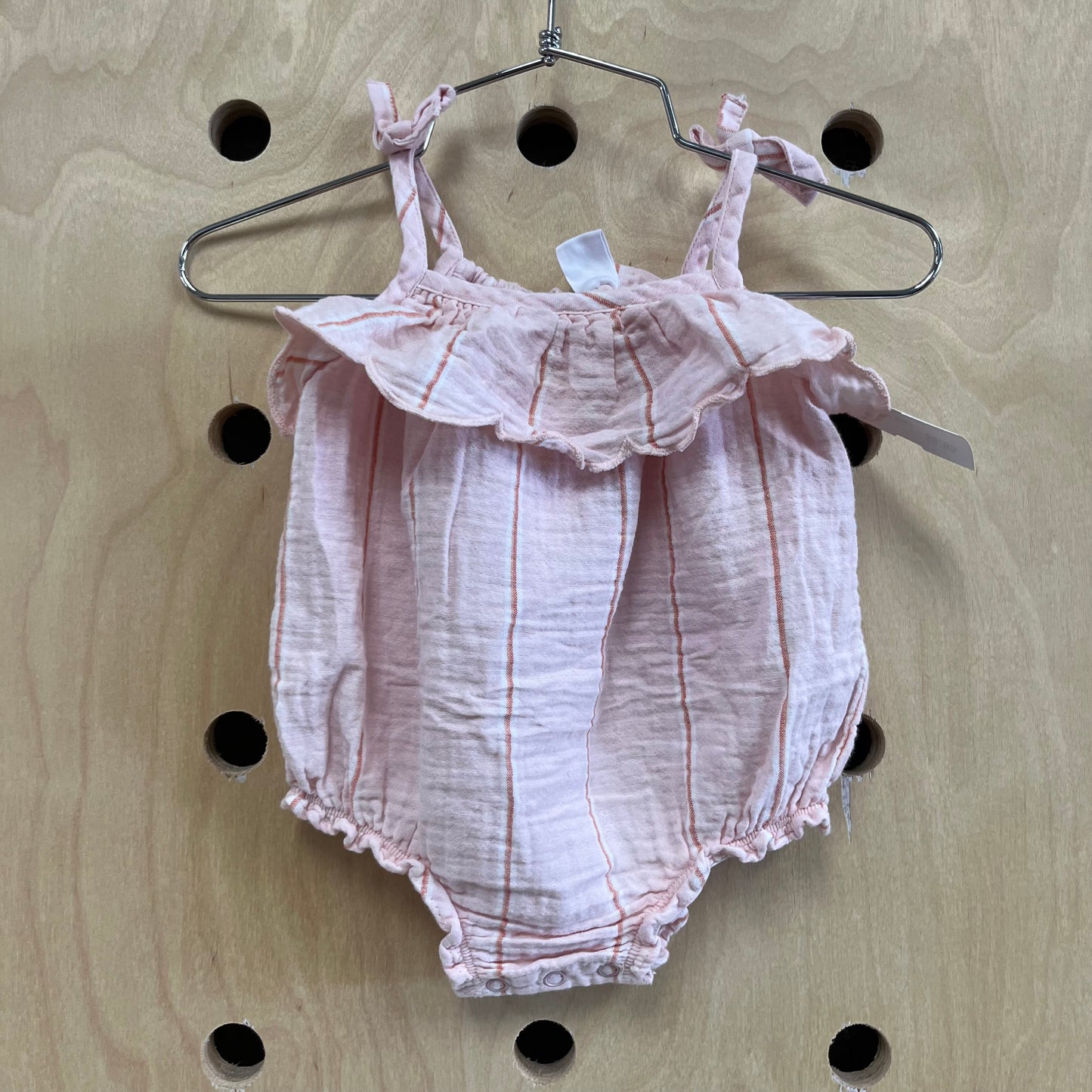 Pink Gauze Romper