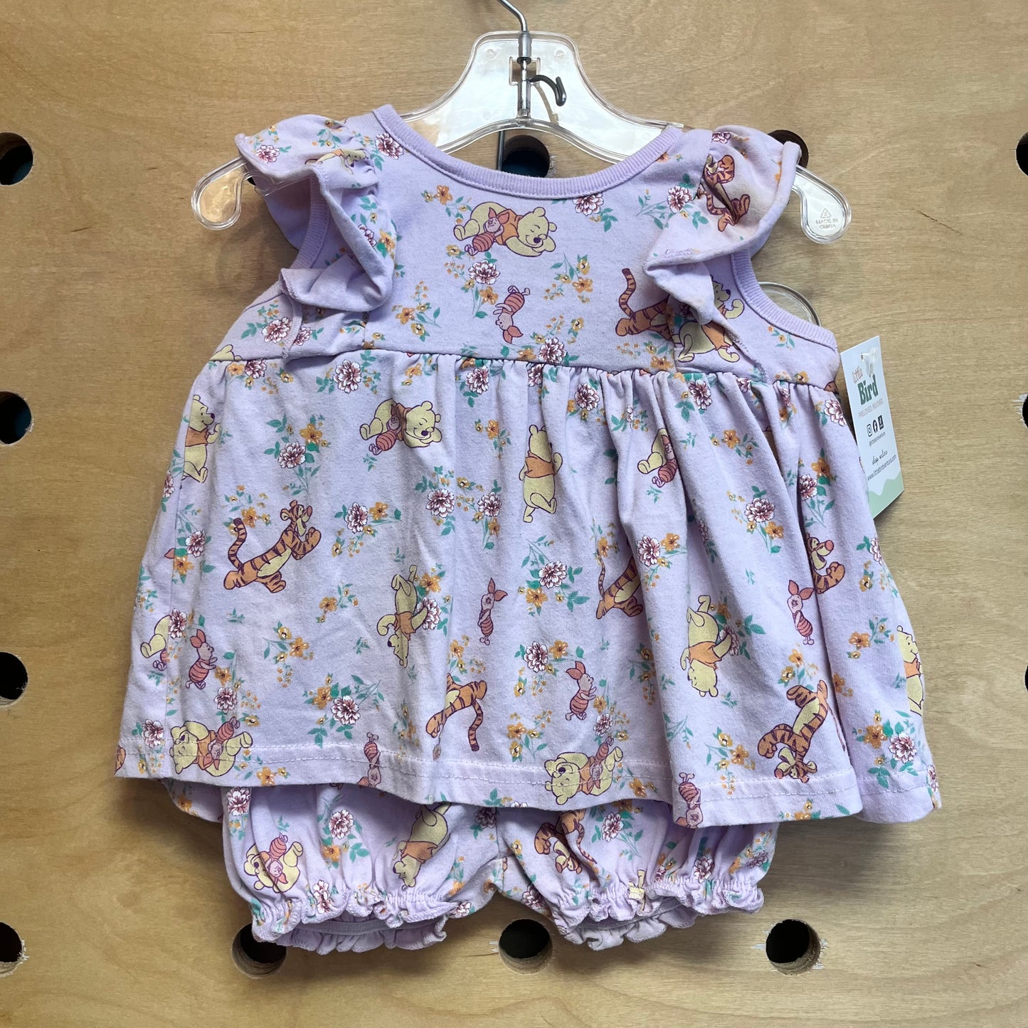 Purple Winnie The Pooh Outfit