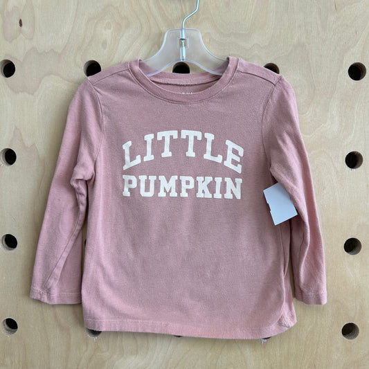 Pink LS Little Pumpkin Tee