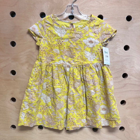 Yellow/Tan Floral Dress