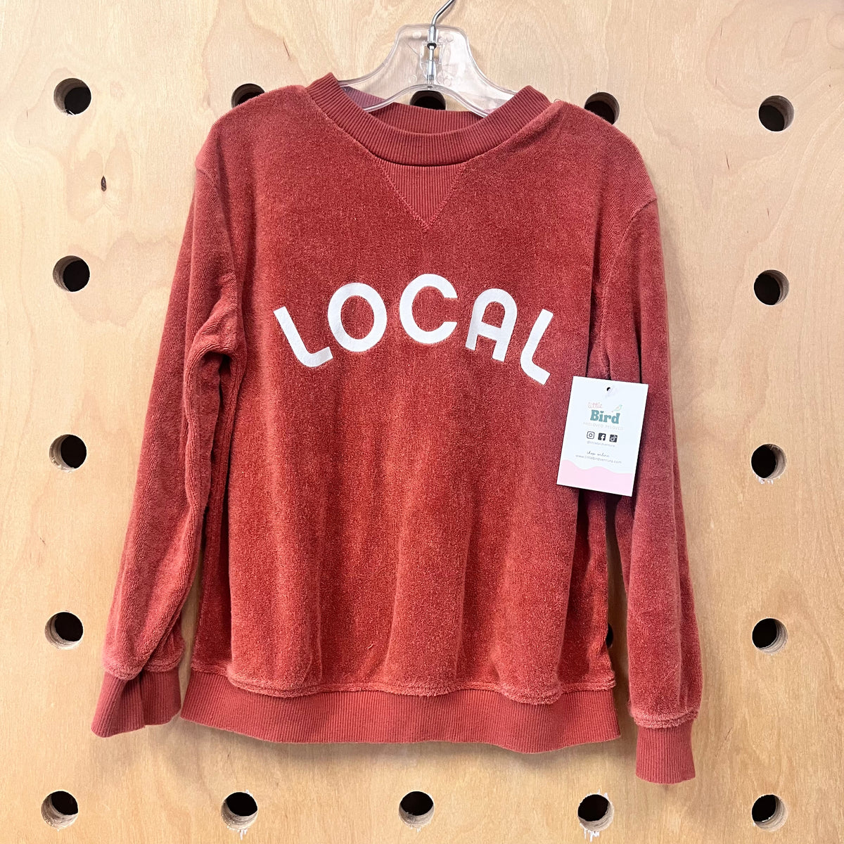 Brown Local Terry Pullover