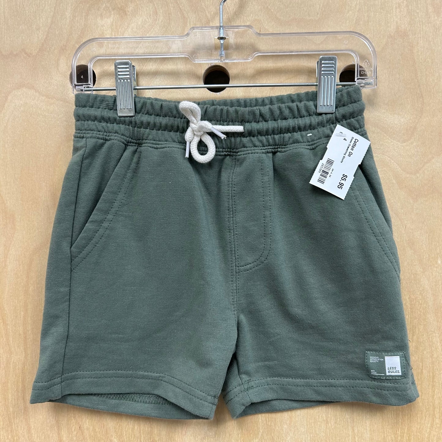 Green Drawstring Shorts