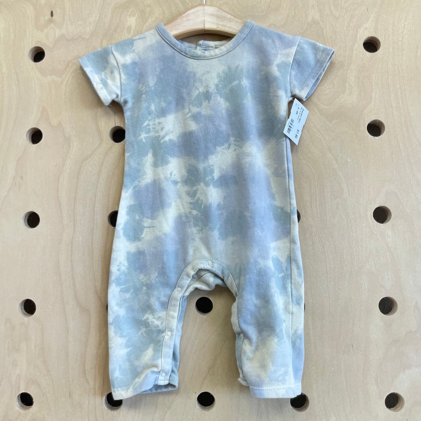 Blue Tie Dye Romper