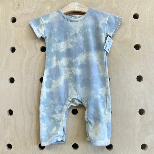 Blue Tie Dye Romper
