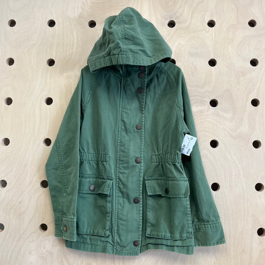 Army Green Cinched Waist Jacket