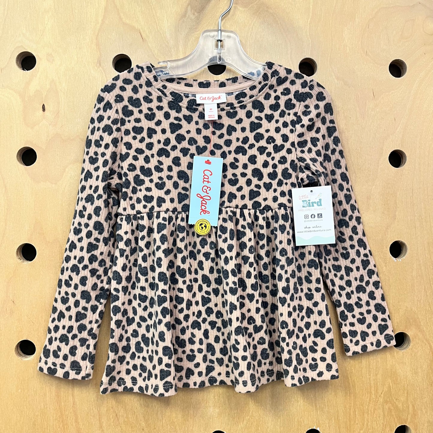 Soft Ribbed Leopard Dress NEW!